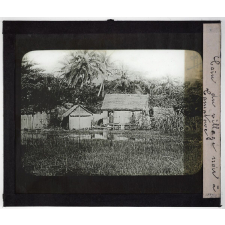 Madagascar. I - Côtes et îles. Coin du village noir à Tamatave.