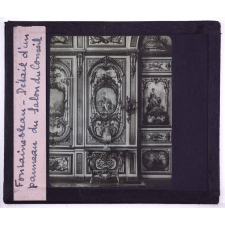 Le Palais de Fontainebleau. Détail d'un panneau du Salon du Conseil.