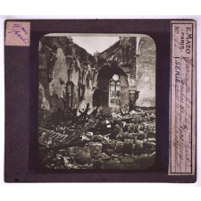 Guerre de 1870 - 3ème et 4ème parties. Ruines de Strasbourg après le bombardement.