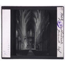 Pays messin. Metz. Cathédrale grande nef. 