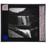 Torrents, reboisements. Torrent de Bassadon Htes Alpes. Gd barrage et contre barrage avec armature d'acier.
