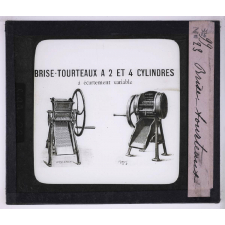 Machines agricoles. Brise-tourteaux.