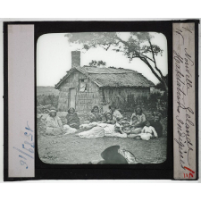 Nouvelle-Zélande et Tasmanie. Série I Géographie physique et population. Habitations indigènes.