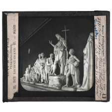 Danemark, Copenhague, Musée Thorvaldsen. Le Sermon de St-Jean.