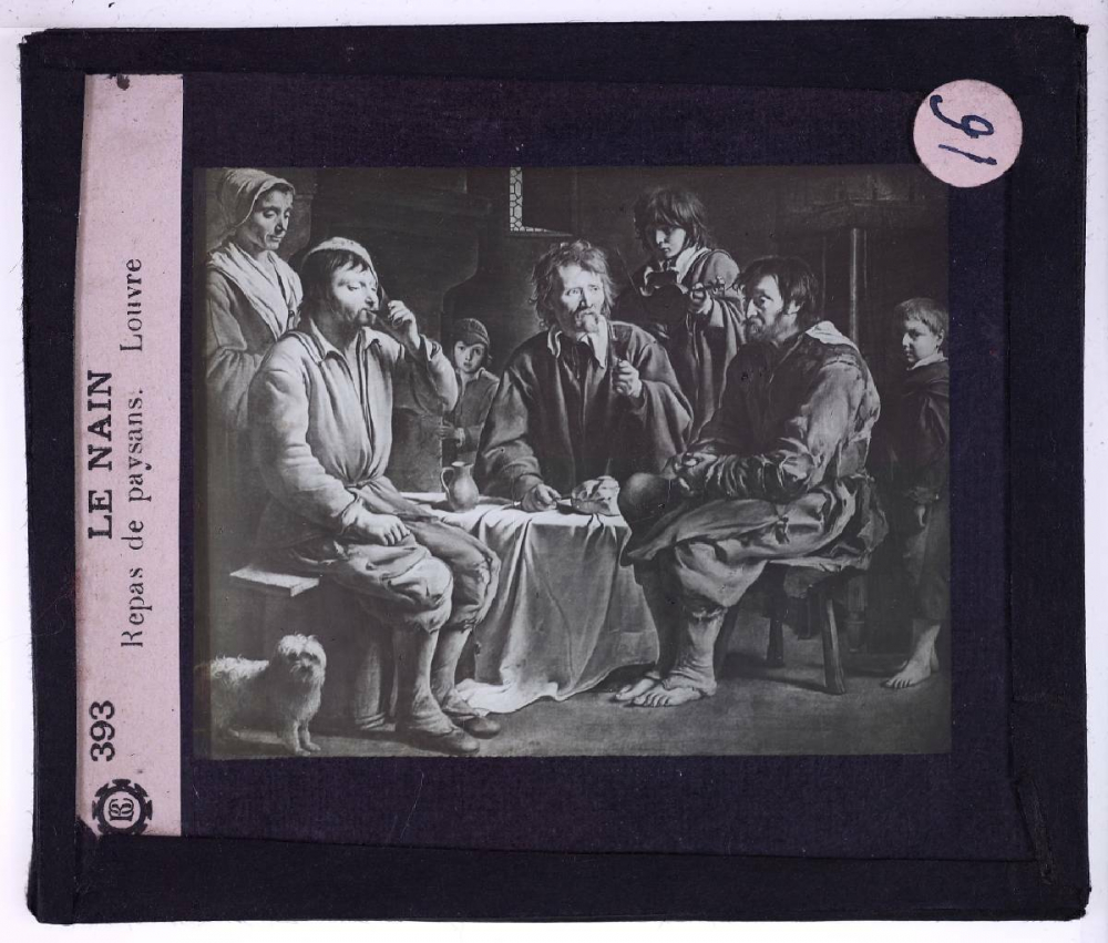 Établissement de la monarchie absolue d'Henri IV à Louis XVI. Le Nain. Repas de paysans. Louvre.