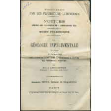 La Géologie expérimentale. Deuxième partie. Application de la méthode expérimentale à l'étude des phénomènes orogéniques (formation des chaînes de montagnes). Notices sur les vues.