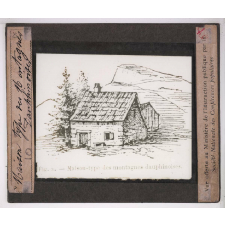Habitation en France. Maison-type des montagnes dauphinoises.