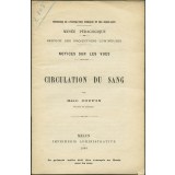 Circulation du sang. Notices sur les vues. 