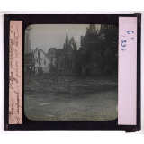 Villes martyres. Nieuport. Église et tour.