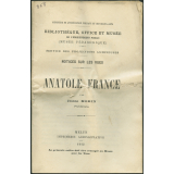 Anatole France. Notices sur les vues.