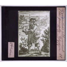 Costumes militaires des 17e et 18e siècles. Grenadier allumant la grenade - Époque de Louis XIV.