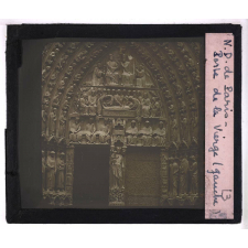 Notre-Dame de Paris. Porte de la Vierge (Gauche).