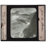 Géographie divers. Leverhanging glacier, Glacier Park. Fond du glacier.
