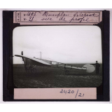 L'Aviation. Monoplan Bleriot, vue de profil.