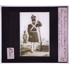 Le Costume militaire en France. 4ème série. Garde nationale rurale. Chasseur en grand tenue.