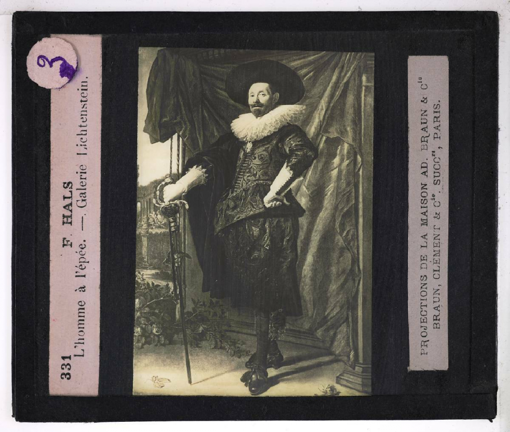 La Peinture hollandaise. F. Hals. L'homme à l'épée. Galerie Lichtenstein.