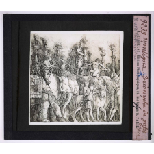 Histoire de la gravure. Montégna. Triomphe de Jules César.