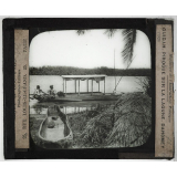 Colonies Dahomey. Ouidah. Pirogue sur la lagune.