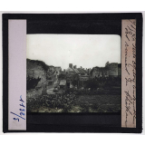 Nord-Ouest. La Ferte Milon. Ensemble des ruines du Château.