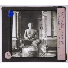 L'Art égyptien - II. La sculpture et la peinture. Le scribe accroupi (Musée du Louvre).