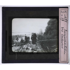 La Peste. Incinération des cadavres.