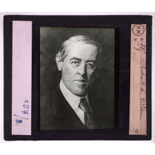 L'Intervention des Etats-Unis. Portrait de Wilson.