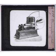 Le Phonographe et le téléphone. Phonographe actuel.