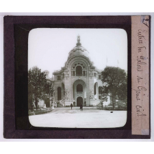Champ de Mars expo 1900. Entrée du Palais du Génie civil.