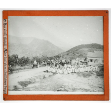 Algérie, pays indigènes. Une école Kabyle : Élèves indigènes et Instituteurs français.