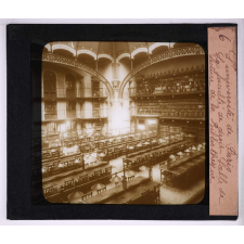 L'Université de Paris. la faculté de droit, Salle de lecture de la bibliothèque.