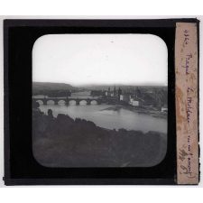Bohème, Styrie, Gratz. Prague. La Moldau (vue vers l'amont).