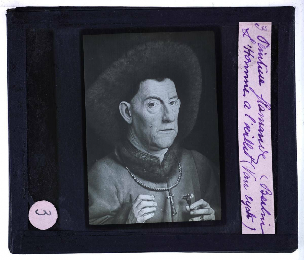 La Peinture flamande. Berlin. L'homme à l'œillet (Van Eyck).
