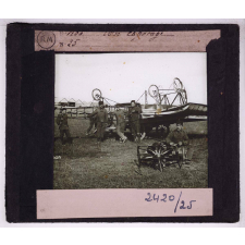 L'Aviation. Un capotage.