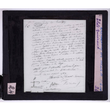 Les Etats généraux et la Constituante. Lettre.