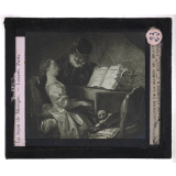 La Peinture française au XVIIIe siècle. Fragonard. La leçon de Musique. Louvre. Paris.