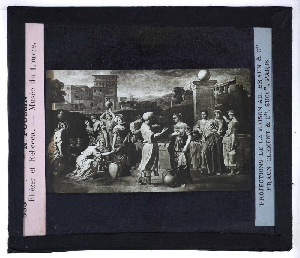 La Peinture française au XVIIe siècle. N. Poussin. Eliezer et Rebecca. Musée du Louvre.