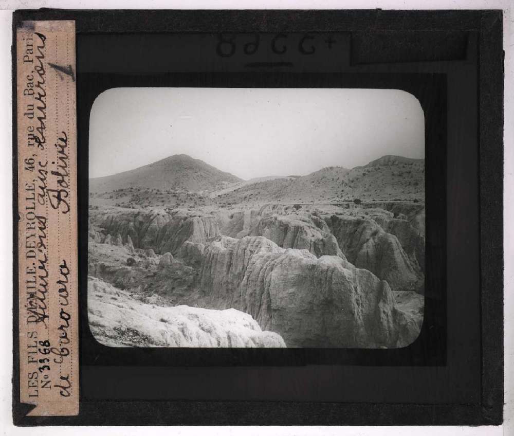 Les Différents types de vallées. Alluvions aux environs de Corocoro, Bolivie.