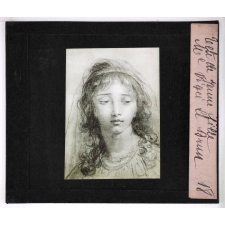 Le Dessin au Musée du Louvre : Ecole française. Tête de jeune fille. Me Vigée Le Brun.