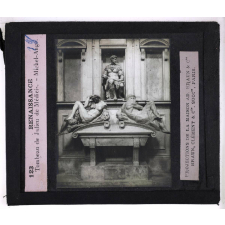Les Grands centres artistiques de l'Italie (Rome - Florence - Venise). Renaissance. Tombeau de Julien de Médicis. Michel-Ange.