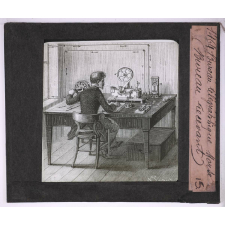 Électricité et magnétisme. Bureau télégraphique Morse (Bureau recevant).