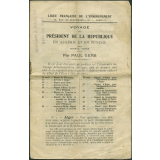 Voyage du président de la République. Notices sur les vues.