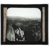 Allemagne, Suisse. Vue à l'Est sur la Bastei.