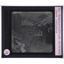 Les Différents types d'habitations. Usambara (Afrique orientale). Cases indigènes.