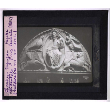 La Sculpture française des 13e, 14e et 15e siècles. Chartres. Tympan. Façade occidentale, porte centrale (XIIIe s).