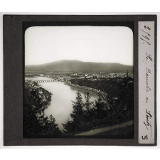 Ancienne Autriche. Le Danube à Lintz.