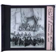 Le Palais-Bourbon. L'ouverture des chambres. Le discours du roi.
