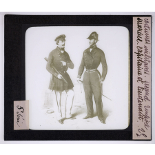 Le Costume Militaire Second Empire. Marine, capitaine et lieutenant.