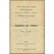 Les Industries des animaux. Notices sur les vues.