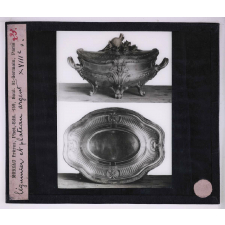 L'Art français des origines à 1800 - d'après les collections du Petit Palais (Exposition universelle de 1900). II. XVIIe et XVIIIe siècles. Légumier et plateau argent XVIIIe s.
