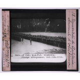 Université de Californie. S.A.T.C. Students. Pledge Allegeance. Oct. 1th. 1918 - Serment d'obéissance.